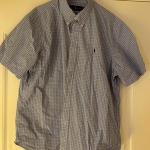 Ralph Lauren Short sleeve button down shirt. (XL).